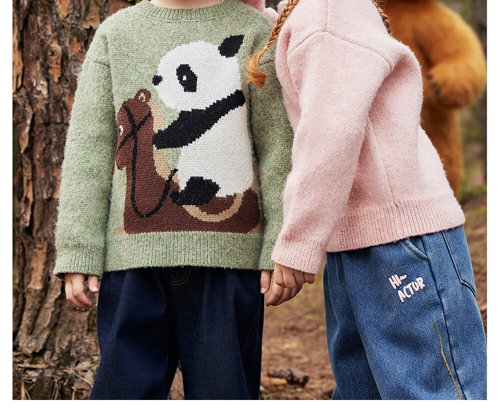Betis Children's Sweater Knitwear Boys Girls Pure Cotton Warm Cartoon Jacket 2025 New Autumn Baby Top 9