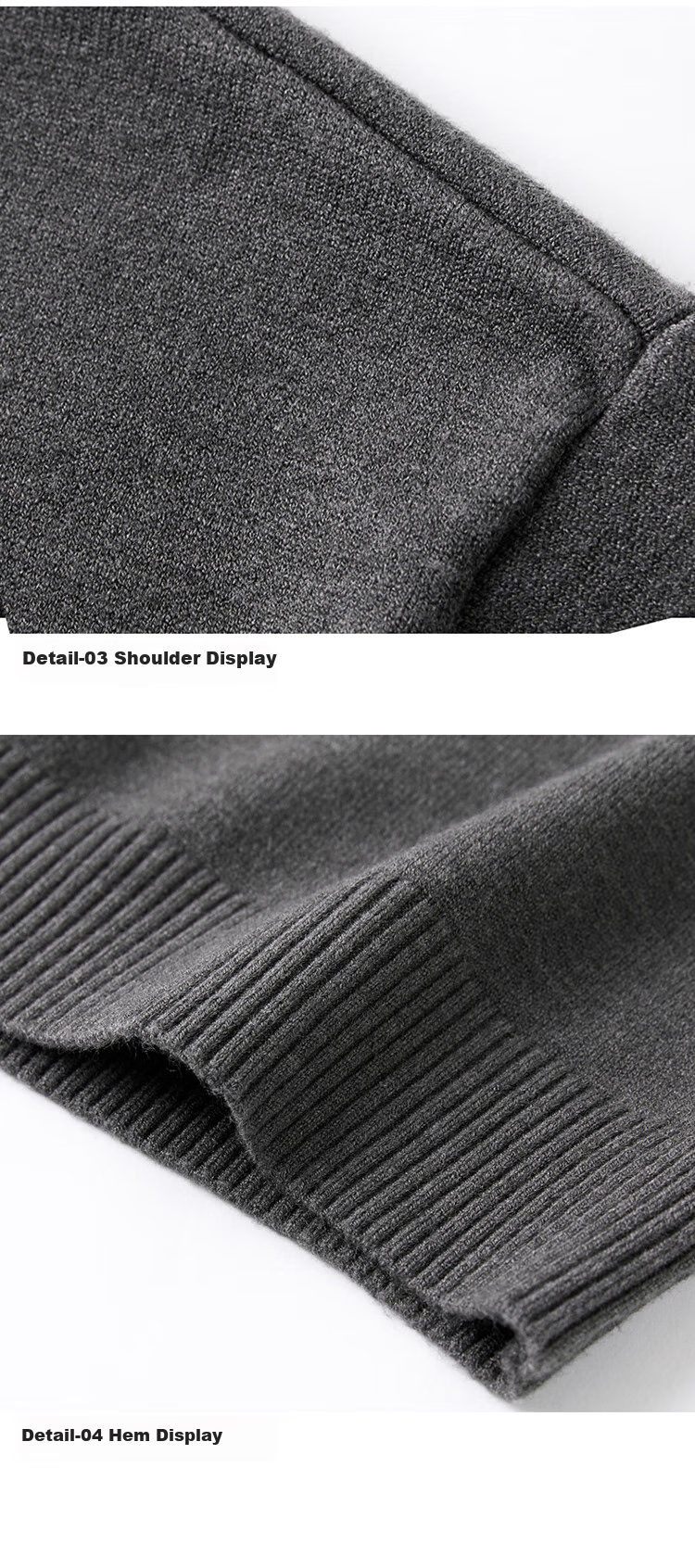 TUCANO Short-Sleeve Sweater for Men, Autumn And Winter Business Casual Base Layer Knit Top, Solid Color Warm Pullover Men's Clothing, Black XL 10