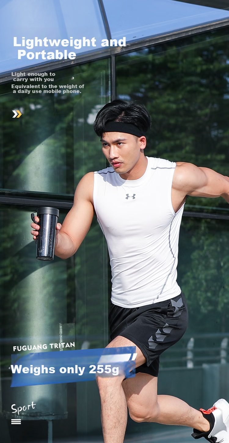 Fuguang Tritan Plastic Cup Large Capacity Sports Water Bottle for Men And Women Summer Portable Mug 580ml 3