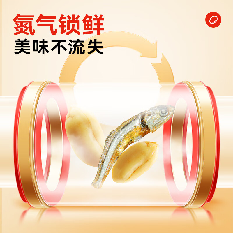 黄飞红（HUANGFEIHONG）麻辣花生小鱼干花生米98g*2袋 休闲网红零食小吃下酒菜花生仁