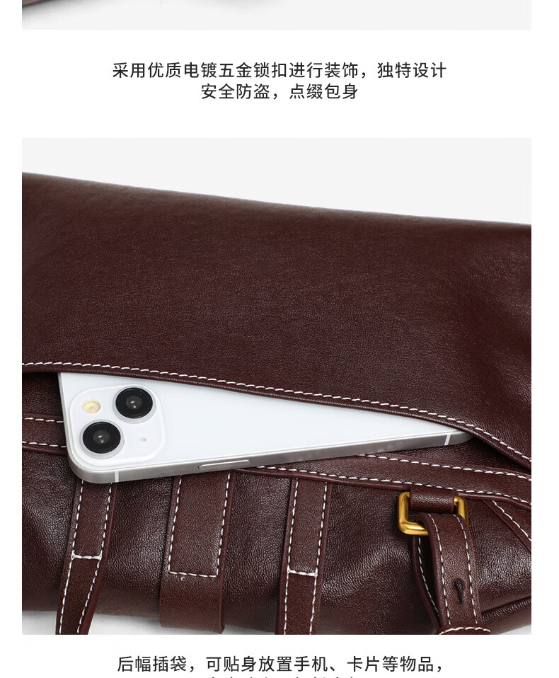 Aiqinghai Handbag, Women's Crossbody Bag, Shoulder Bag, Commuter Light Luxury Brand, Birthday And Mother's Day Gift, Practical Present for Mom 9