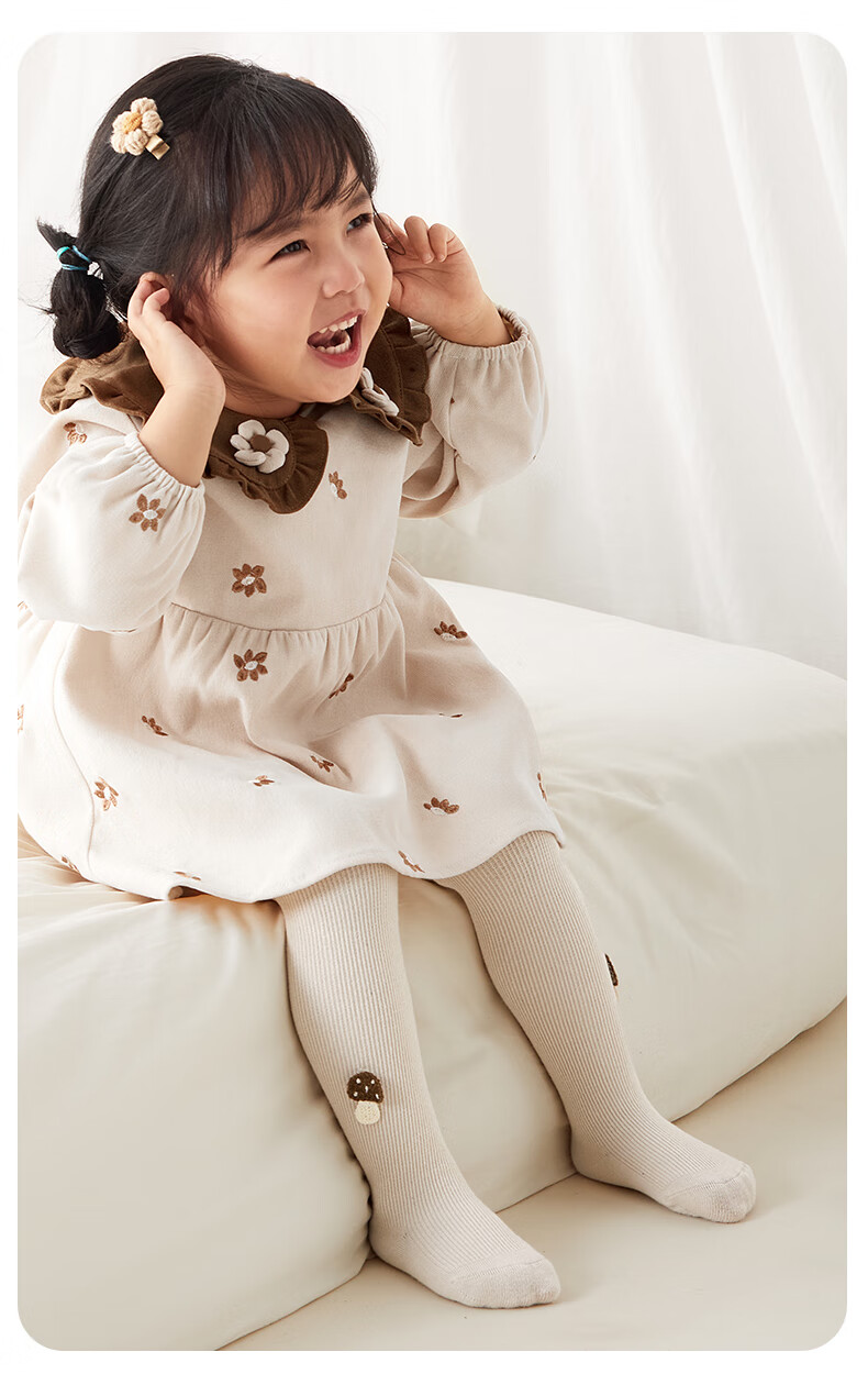 October Crystals Baby Tights Autumn and Winter Long Tube Newborn Baby Cotton Socks Children's Socks Class A 1