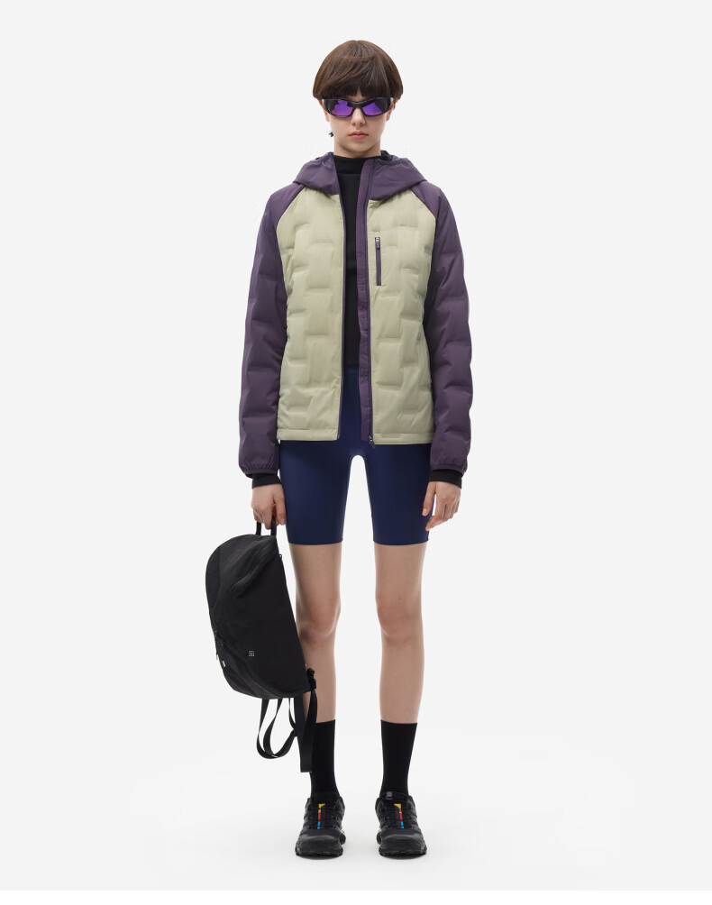 Bananain Hydrogen 502Air Women's Windproof Hooded Colorblock Lightweight Down Jacket Warm Windproof Commuter Cold-Resistant Coat 9