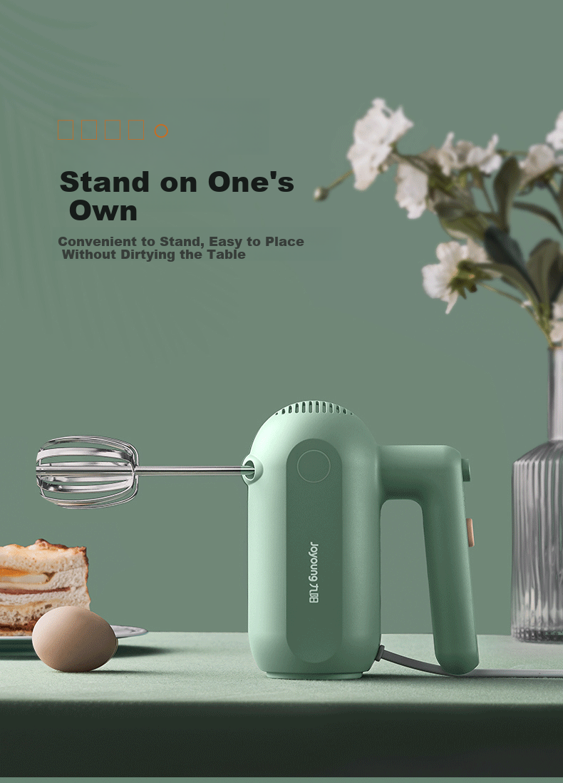 Joyoung Handheld Electric Egg Beater, Food Processor, Whisk, Multifunctional Home Mixer, Mini Cream Whipper for Baking S-LD150 14