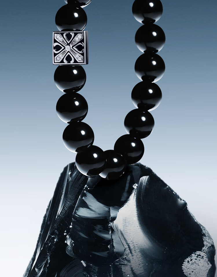 FanciFanci Obsidian Energy Bracelet Protective Stone Lucky Stone Birthday Anniversary Gift for Boyfriend 2