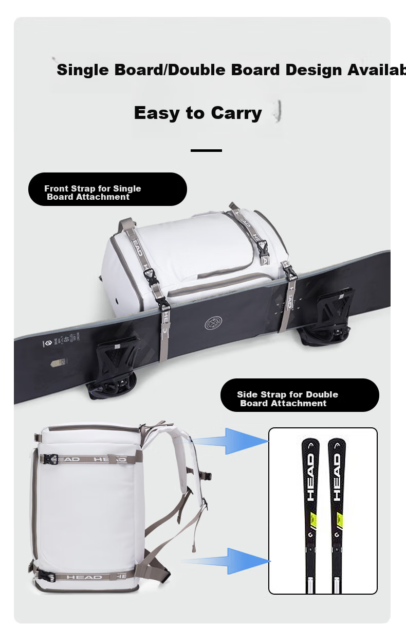 HEAD Ski Backpack, Multifunctional, Large Capacity, Sports Board Bag, 25-26 Snow Season, Carry-On Snow Bag, Cold Resistant to -20°C 13