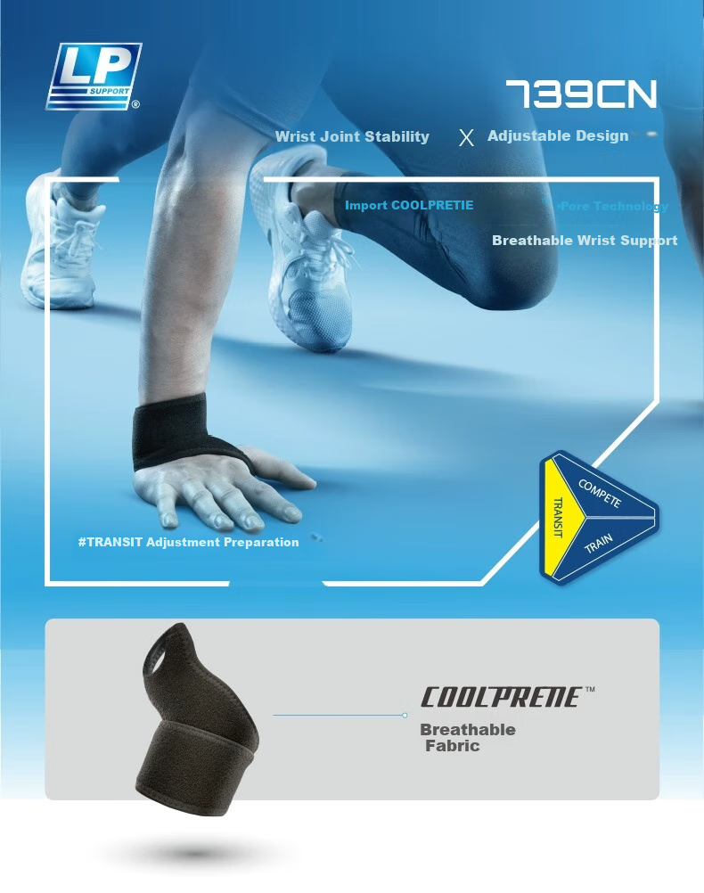 LP 4020CK Fitness Wrist Support Badminton Sports Gaming Wrist Sleeve Tennis Tendon Protection Unisex Single Piece 1
