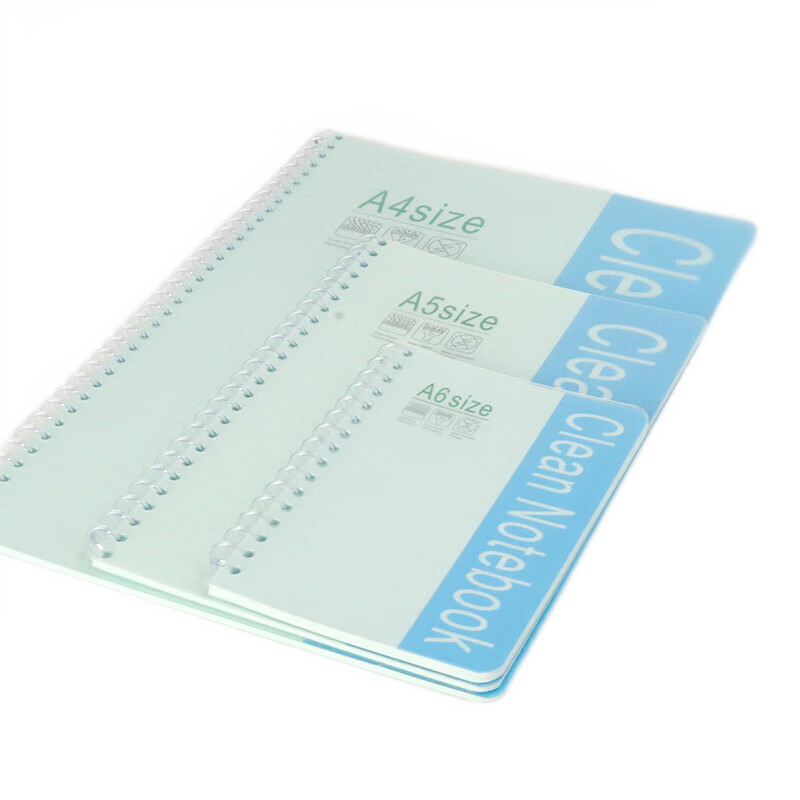 Anxiaoxia Dust-Free Notebook A4 Professional Purification Notepad for Cleanroom 32 Pages Spiral Bound