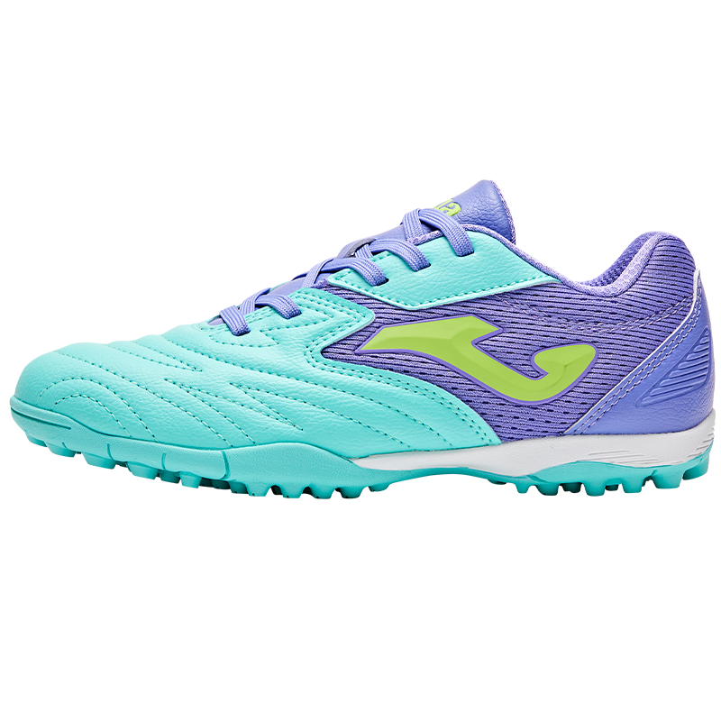 JOMA Kids Soccer Shoes TF Turf Studs Youth Primary School Training Sports Shoes Blue Purple Size 34