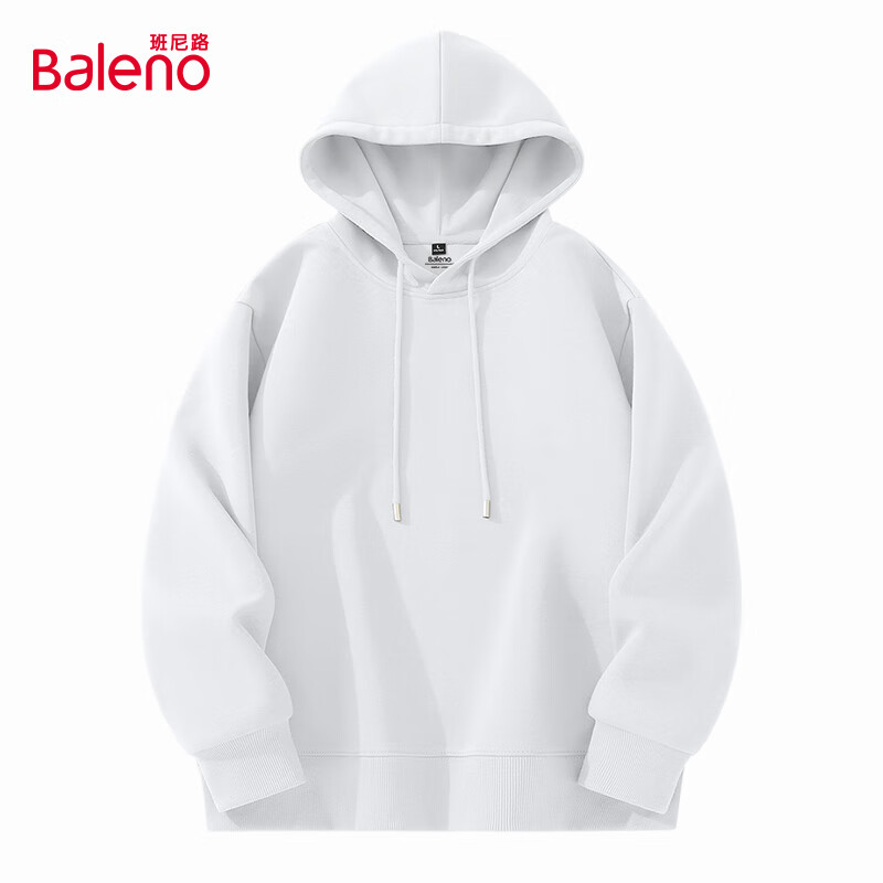 Baleno Men's Hoodie Spring Autumn Trendy Ins Simple Oversized Hooded Sweatshirt Loose Casual Solid Color Pullover
