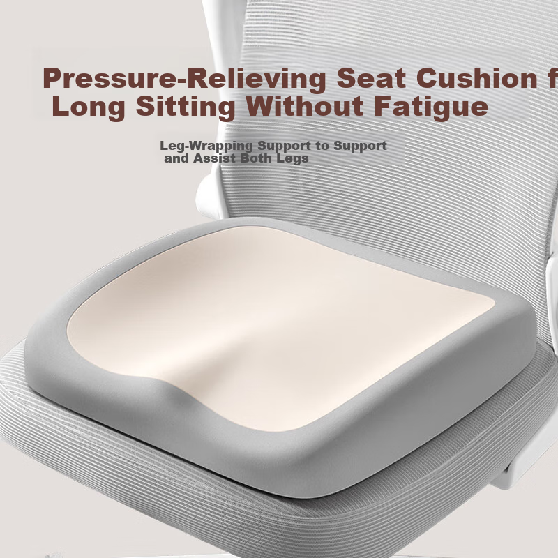 Fanyejia Memory Foam Car Seat Cushion, Anti-Bottom Pain, Pressure-Reducing Seat Pad, Classroom Long-Term Sitting Aid, Anti-Bottom Pain Seat Cushio