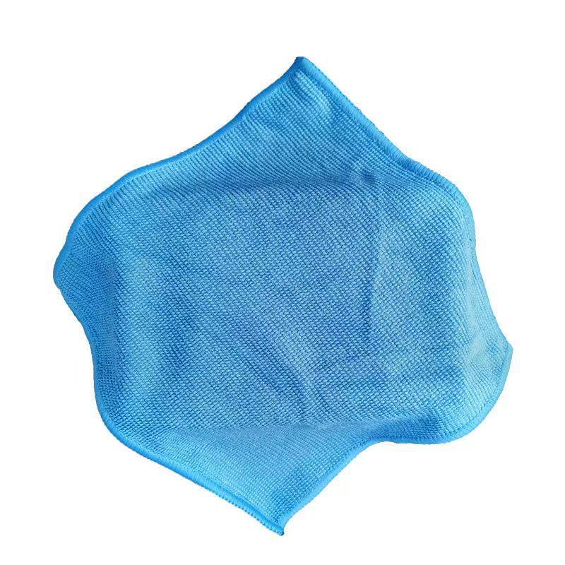 BAIGE Dust-Free Wiping Towels Blue 30x30cm (5 Pieces) Cleanroom Cloth Dual-Use Dry and Wet Lint-Free Rags 6