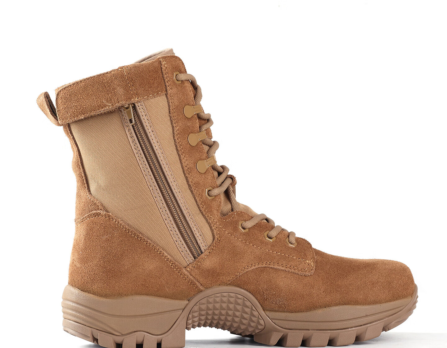 3515 Training Boots New Style Brown Combat Boots Outdoor Desert Boots Suede Leather Hiking Boots Four Seasons Single Shoes Size 39 11