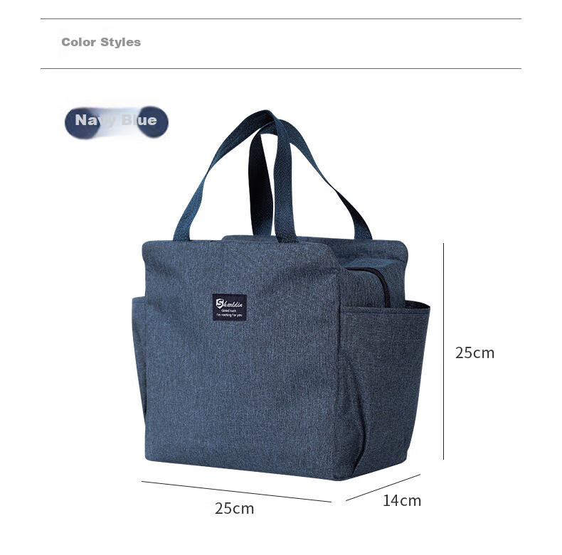 MENGTING Thickened Aluminum Foil Insulated Bag for Travel, Picnic, Lunch Box, Meal Bag, Student Bento Box, Waterproof Thickened Food Container 2
