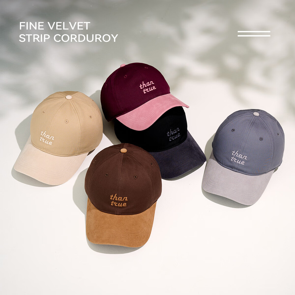 THANTRUE Women's Premium Duckbill Baseball Cap Wide Brim Large Head Circumference Slim Face Y970 Wine Red