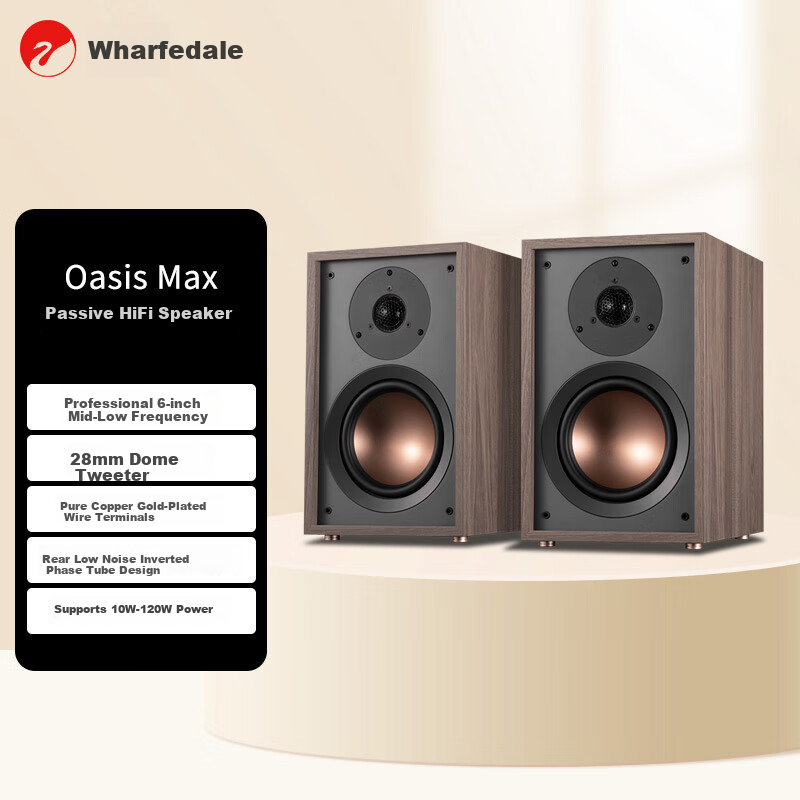 Пассивные Hi-Fi колонки HiVi Oasis Max, домашний кинотеатр, аудиосистема с высококачественным звуком