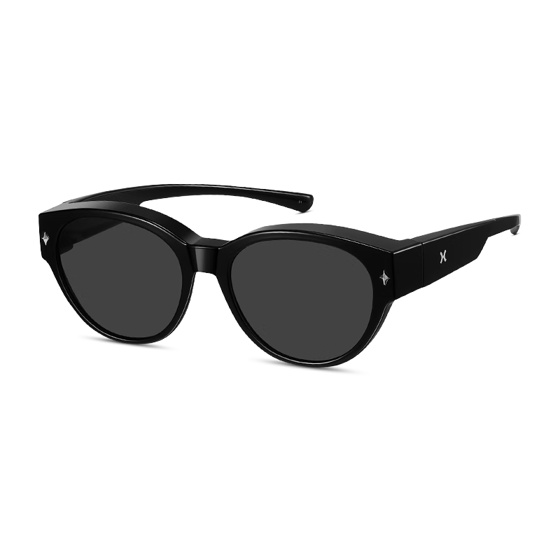 LOHO Sunglasses for Women, Large Frame Polarized Sunglasses with Prescription Lenses, UV Protection, for Driving, Gift for Boyfriend