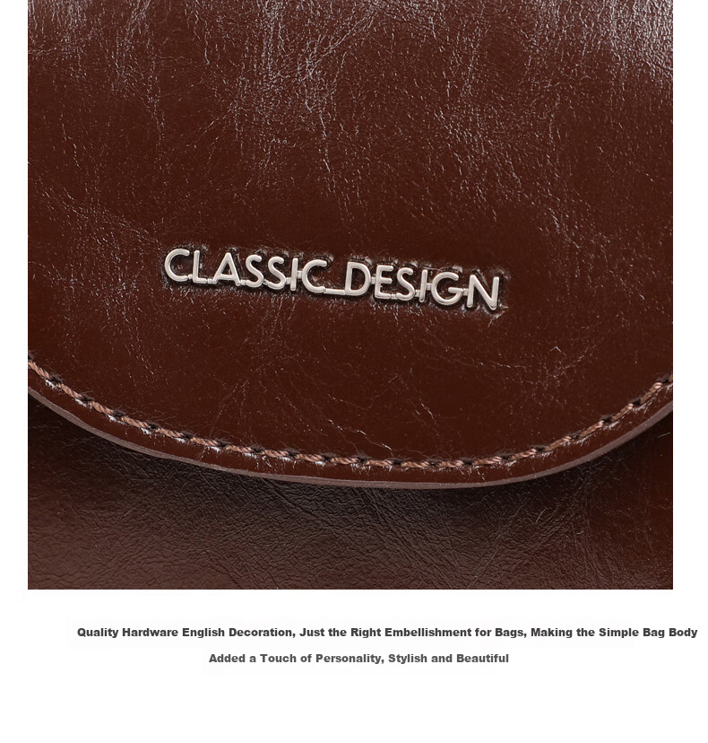 Aiqinghai Women's Handbag, Cowhide Crossbody Bag, Commuter Tote Bag, Luxury Brand, Practical Birthday And Mother's Day Gift for Mom 15