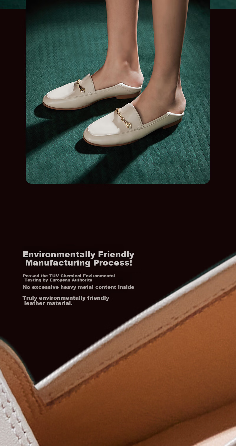 73Hours Women's Shoes, Cheese Bag Spring And Autumn New Style Slip-On Flat Shoes, Commuter Loafers for Wome 4