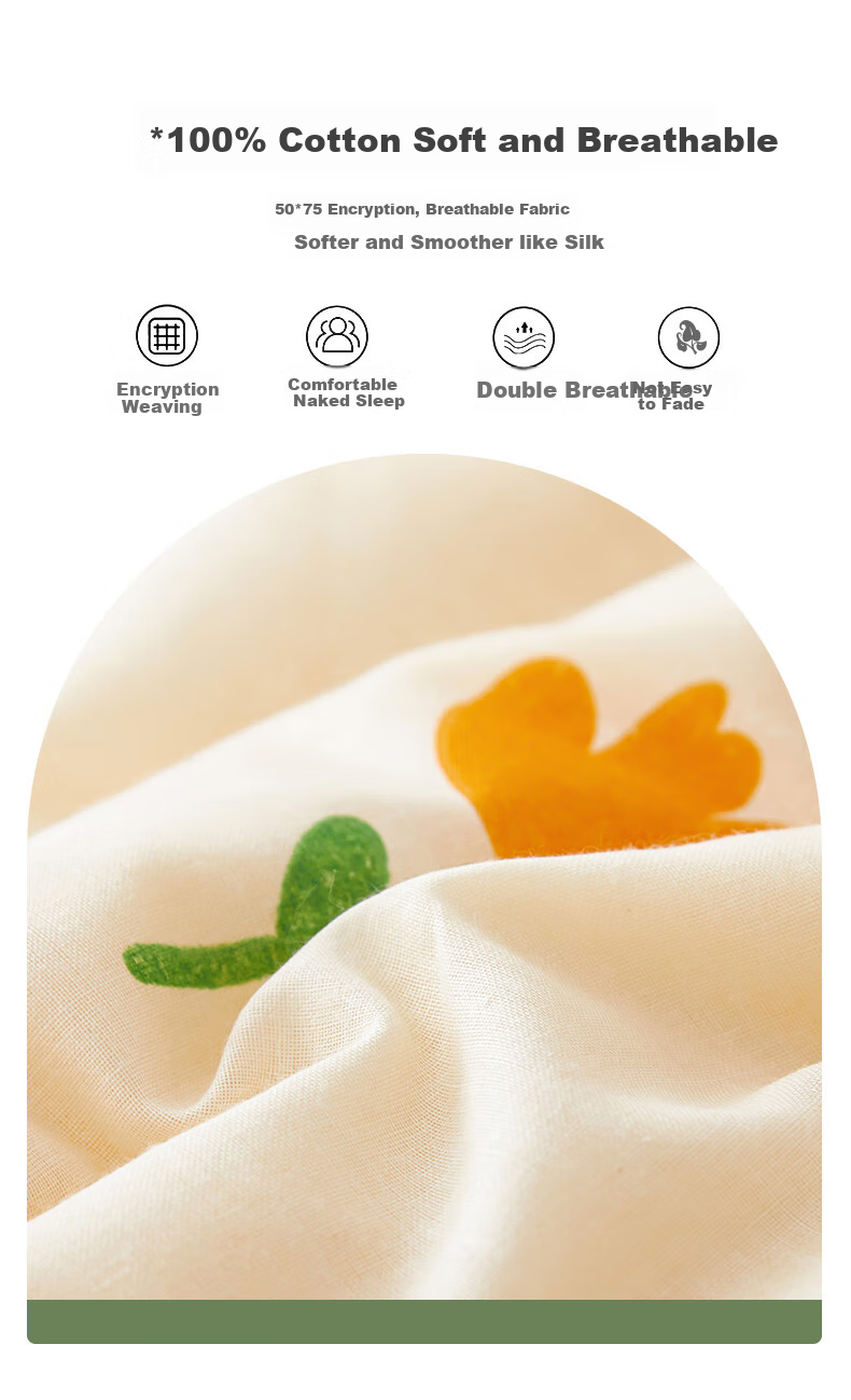 Yunjin 100% Pure Cotton Xinjiang Cotton Quilt, All-Cotton Comforter, Autumn And Winter Duvet, 6 Jin Weight, 200x230cm Floral Scent 6