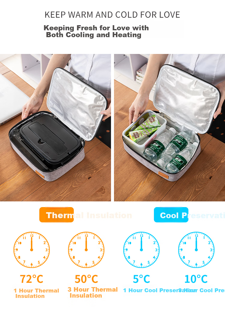 MAXCOOK Insulated Lunch Box Bag Creative Portable Aluminum Foil Thermal Lunch Box Tote MCPJ6162 3