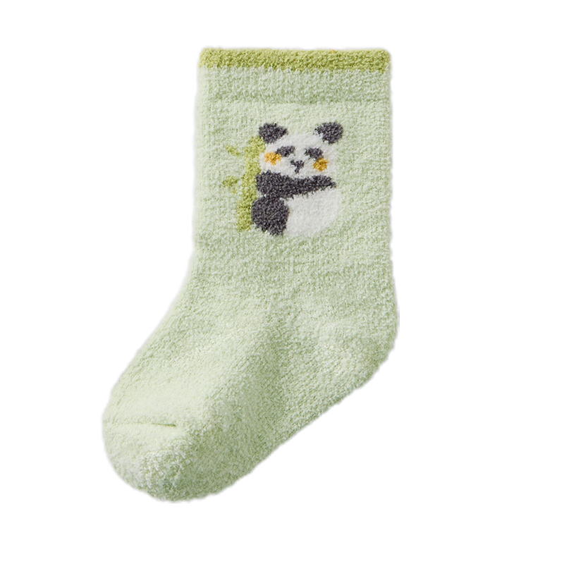 Beitais Baby Socks Winter Thickened Warm Double-Sided Fleece Cold-Resistant Non-Slip Newborn Class A Autumn Winter Boys Girls Infant