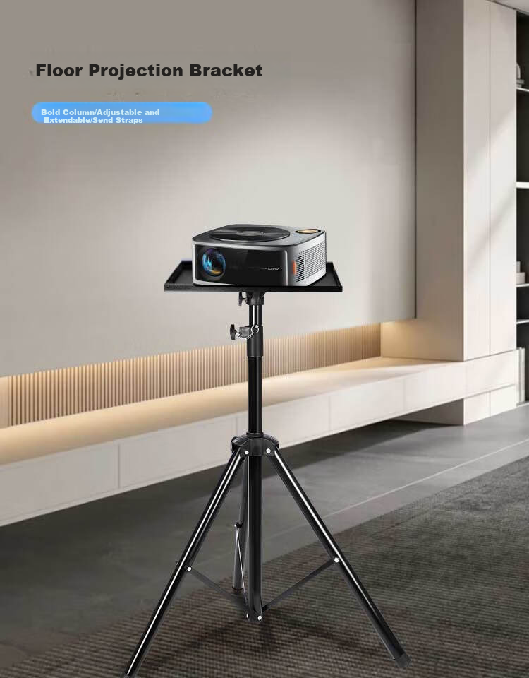 Zhiying Projector Cloud Platform Bedside Floor Hidden Wall-Mounted Storage Rack, Home Use No Drilling Required Extendable Compatible with XGIMI, Jmgo, Xiaomi, Xiaoming, Dangbei, Dayan, Orange, Ruggier 1