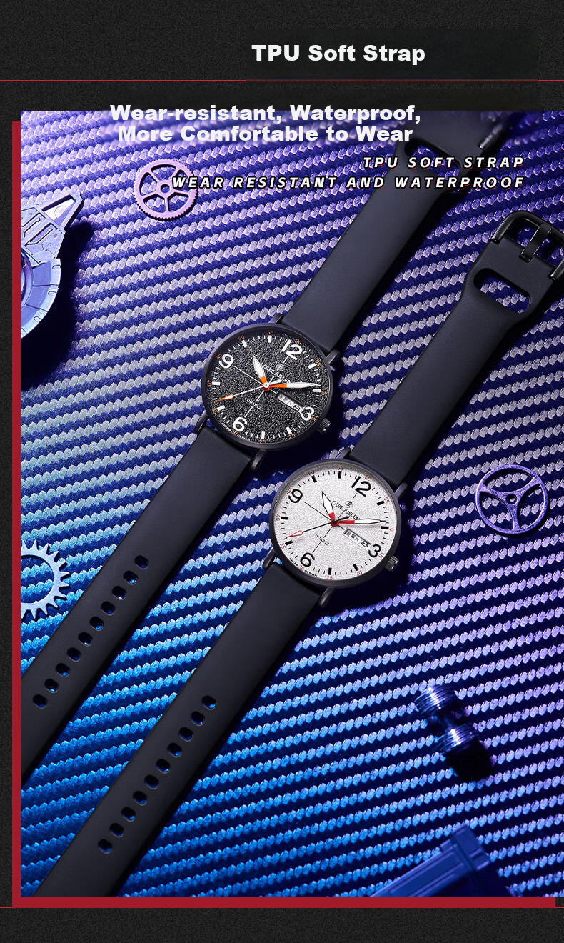 GEORGCOUNT Watch for Men, 2025 New Model, Specially Designed for Middle And High School Students' Exams, Suitable for Top Students, Civil Servants, Postgraduate Entrance Exams, Quiet Operatio 14
