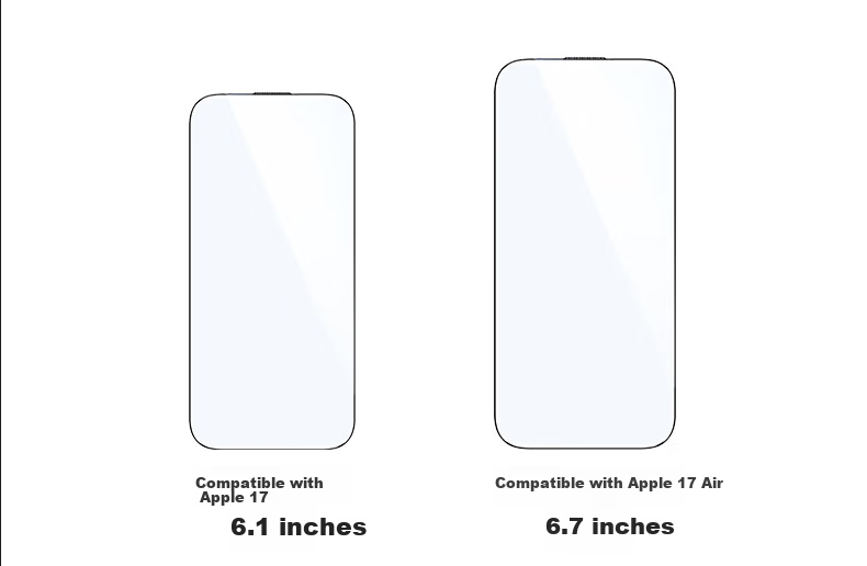 UGREEN [Authorized Import from USA Corning Pro] Tempered Glass Screen Protector for Apple IPhone 18/17 Pro Max, Full Coverage Anti-Drop Anti-Fingerprint 2 Pack 43