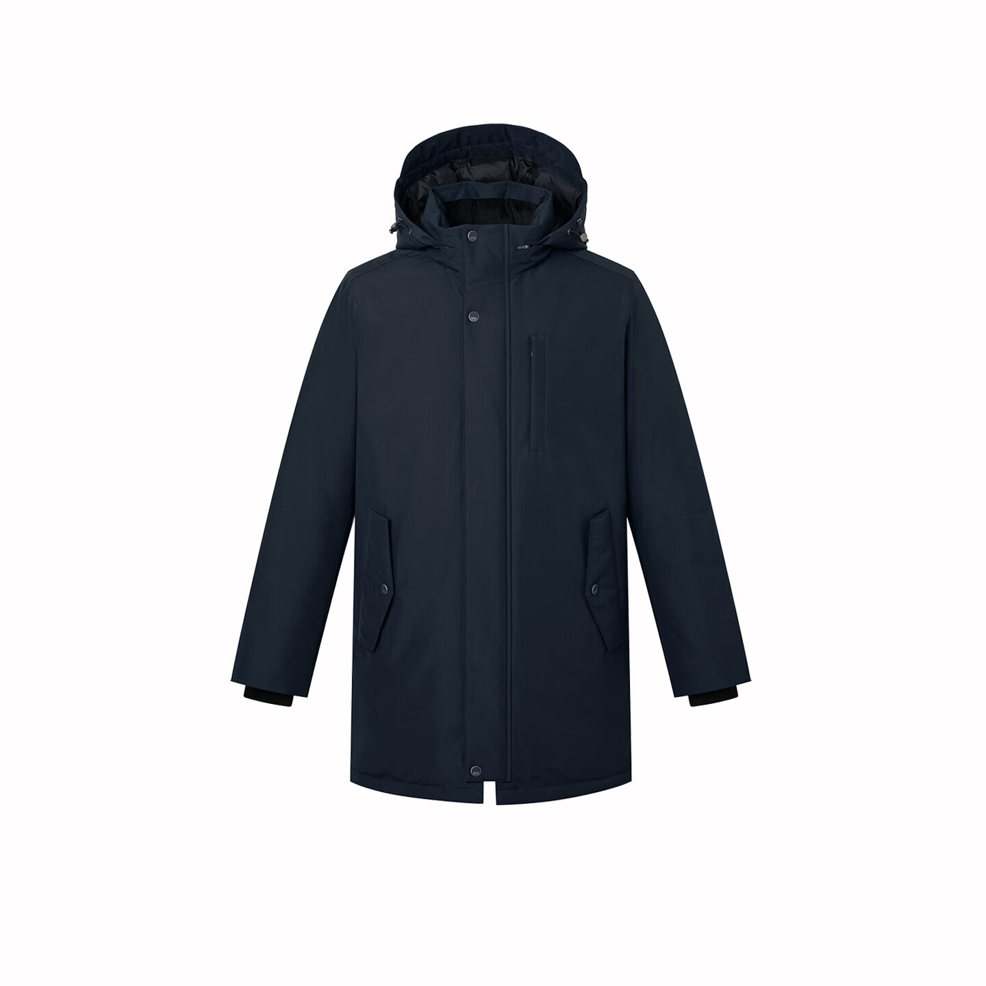 HAZZYS Men's 2025 Winter Coat [Three-proof/Goose Down] Mid-length Down Jacket ASFZU0CDX03