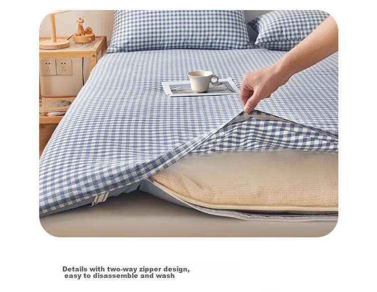 Wuyinliangpin 100% Xinjiang Cotton Mattress Pad, Removable Washable Cover, Pure Cotton Mattress Pad, All-Cotton Quilt, 1.8x2 Meters, 7 Ji 11