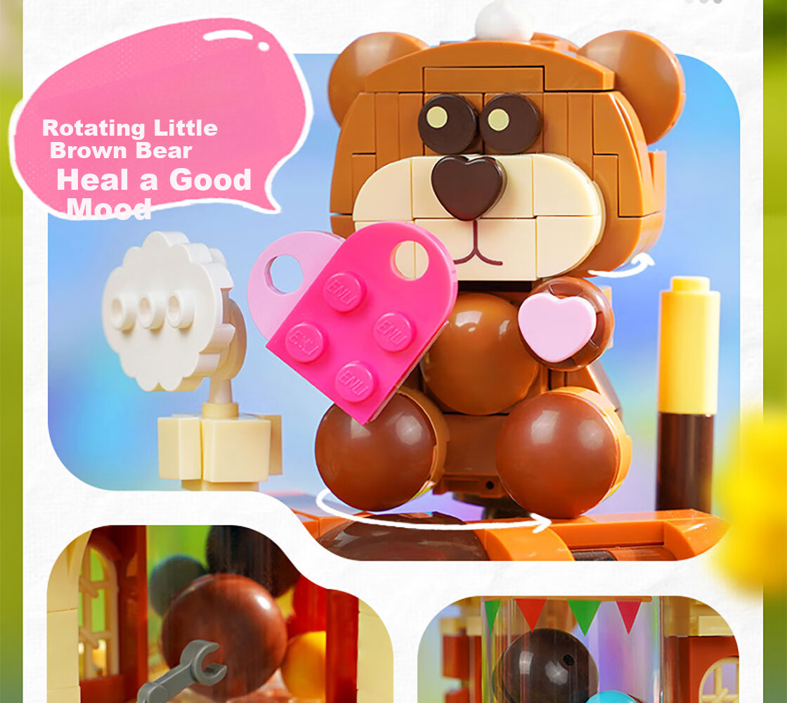 MINISO Musical Instrument Store, Building Blocks, Children's And Adult Assembly Toys, Desktop Ornaments, Birthday Gifts for Men And Wome 13