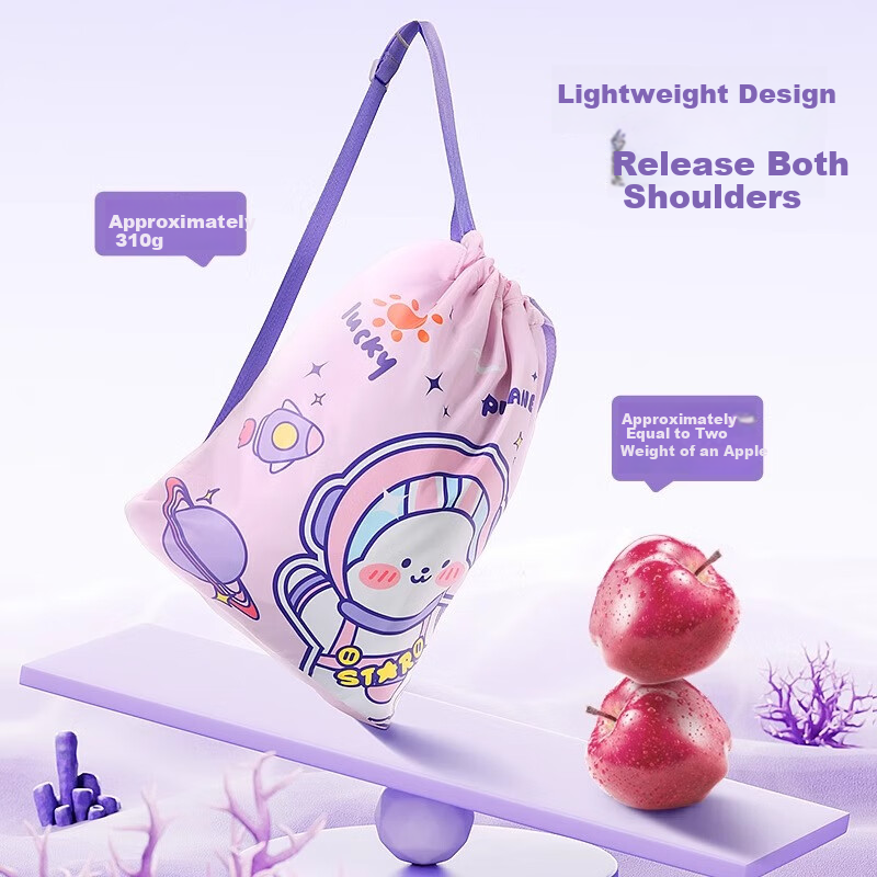 Li-Ning Children's Swimming Storage Bag, Boys And Girls Wet-Dry Separation Waterproof Backpack, Double Shoulder Swimwear Equipment Large Capacity Sports Bag