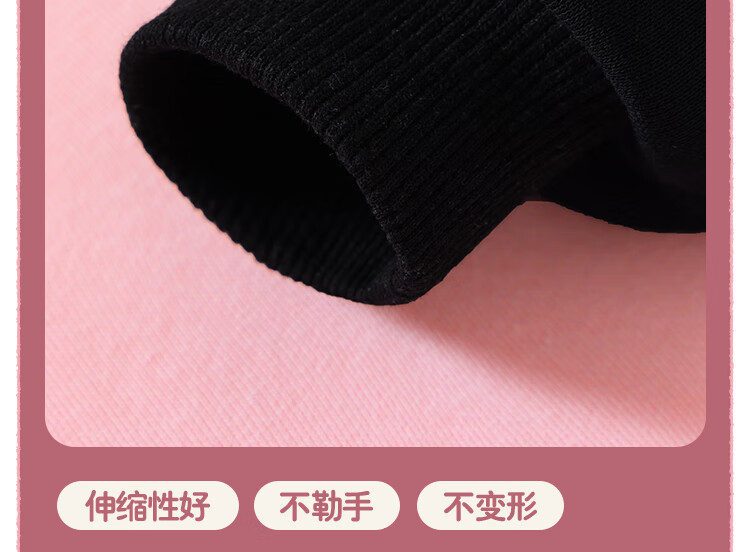 SNOOPY Kids Autumn Winter Fleece Lined Warm Sweatshirt Casual Versatile Pink Snoopy Wearing Pink Shoes Size 130 2