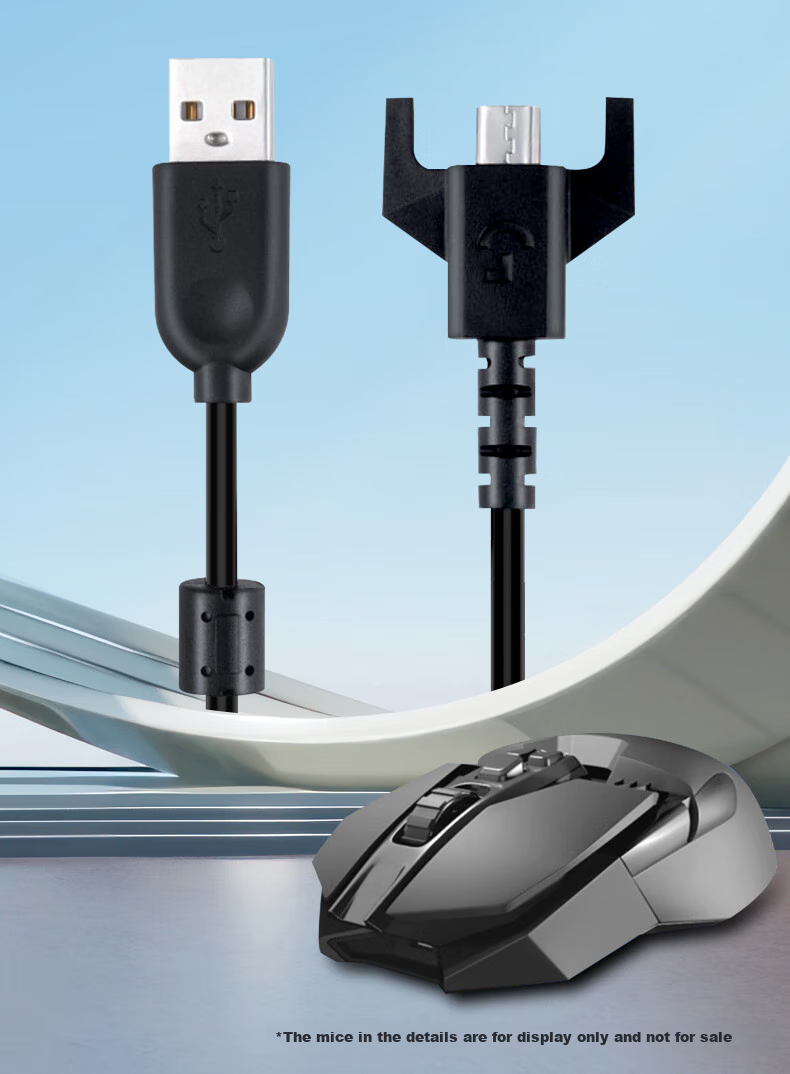 Masentek Compatible Charging Cable for Logitech G Pro Wireless Mouse GPW First Generation/Second Generation, for G900/G903/403/703/502/GPRO/GPX Hero Charger 4