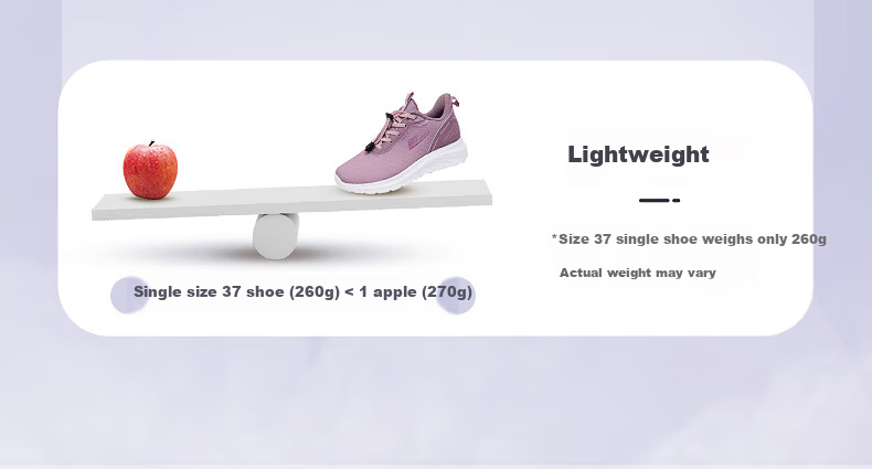 Huili Official Women's Shoes, Elderly Women's Shoes, 2026 Summer Loose Comfortable Flyknit Shoes, Lightweight Soft-Soled Women's Shoes, Black And Pink, Size 37 2