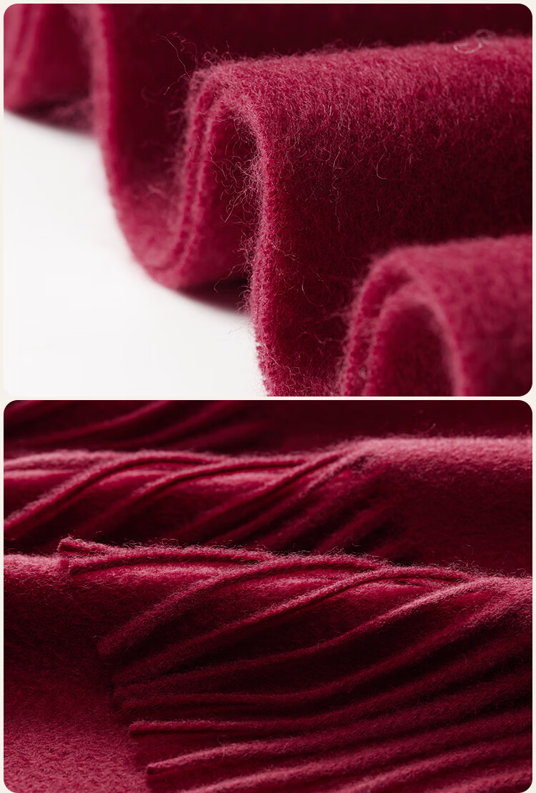 JIUMU Cashmere Scarf for Women, Autumn And Winter Wool Warm Shawl, Gift for Girls Or Mothers, Christmas Birthday Present, Gift Box Packaging 17