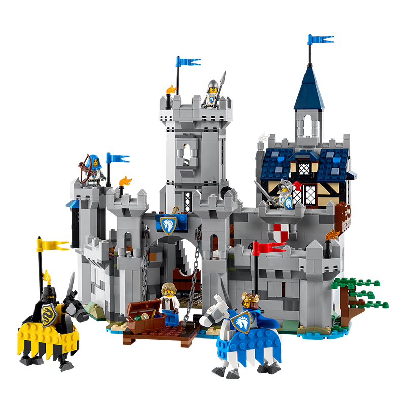 LEGO Building Blocks 31168, Medieval Knight Castle, Toy for Boys And Girls, Children's Birthday Gift, Home Decoration Ornament