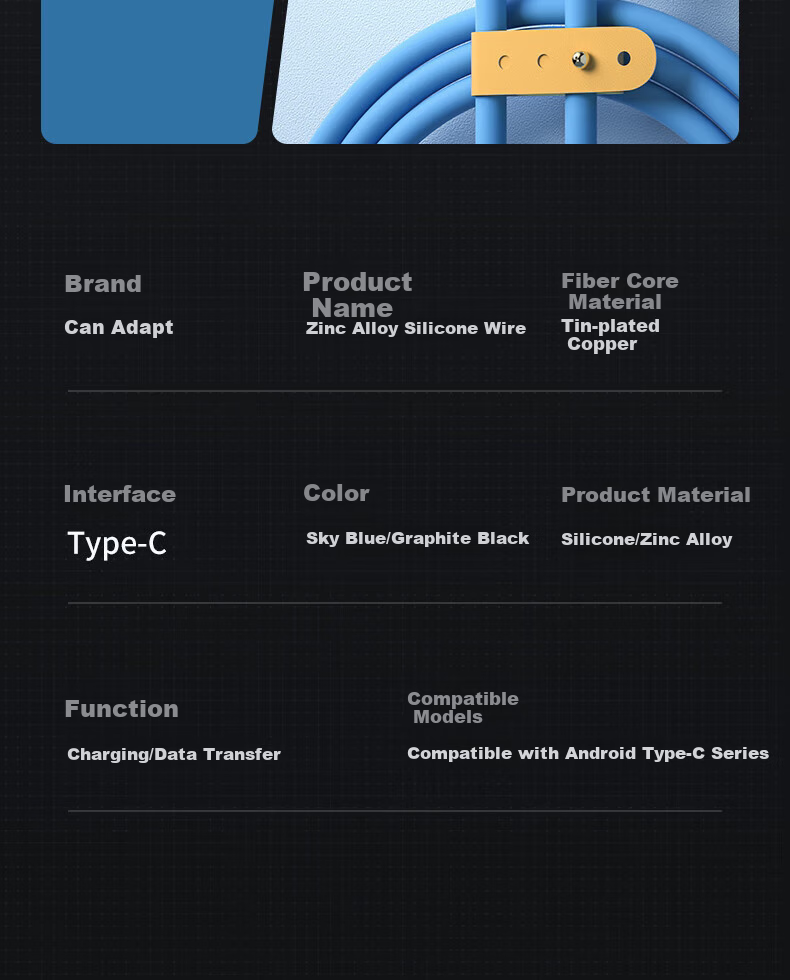 Nengshi Charging Cable Type-C Data Cable 100W Fast Charging USB-C Flash Charging 6A Suitable for Huawei Vivo Xiaomi OPPO Honor Phones Charging Cable Thickened Rotatable Head 2 Meters Black 9