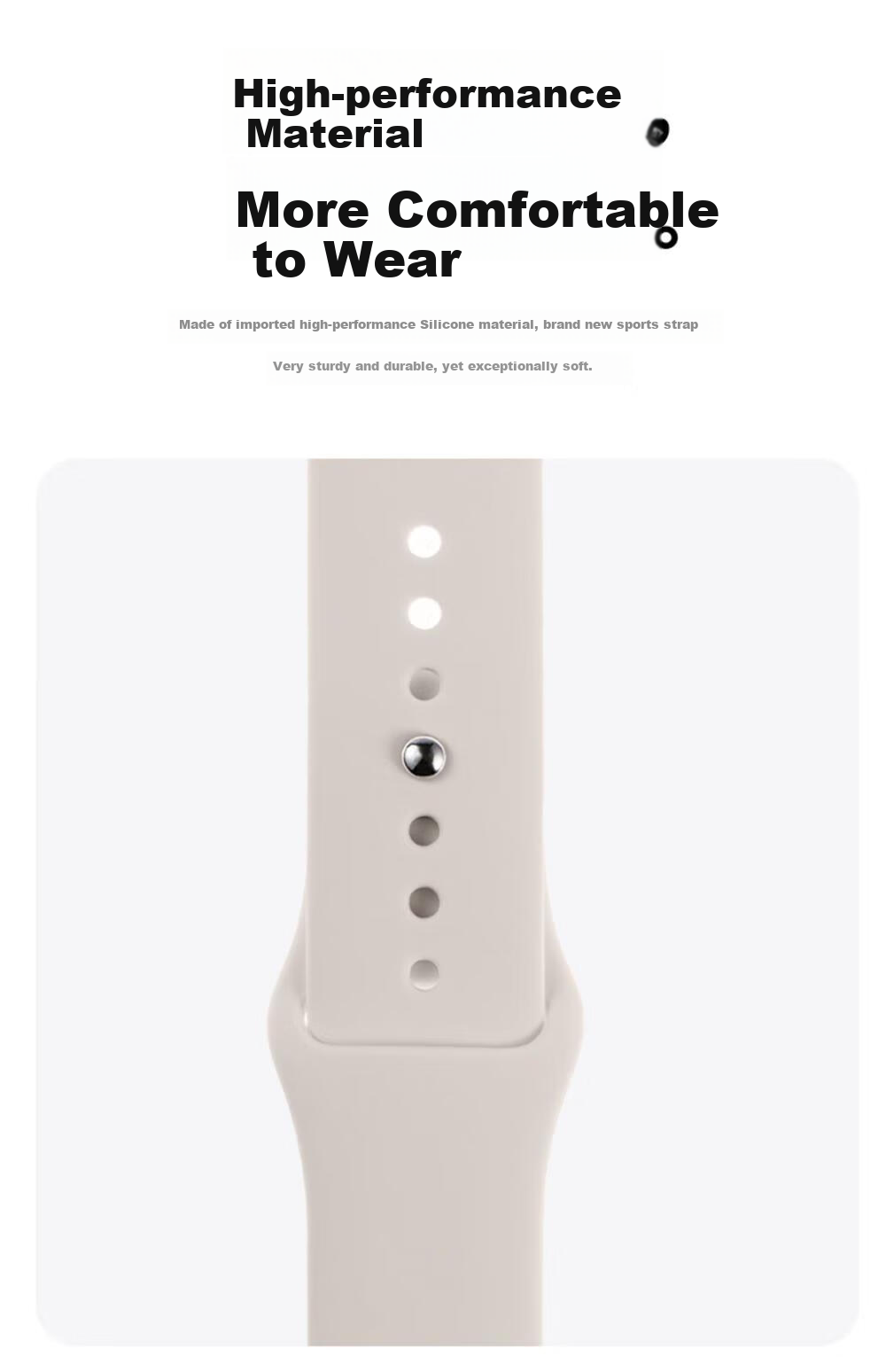 WITGOER [Top Ranked No. 1] Silicone Watch Band Compatible with Apple Watch Series 11/10/9/8/7 Sport IWatch/6/SE/Ultra2 for Men And Wome 13