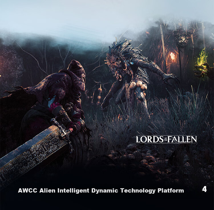 Alienware Gaming Desktop Computer Area-51 High-End E-Sports Gaming PC (Ultra 9 64GB 2TB RTX5080) Starry Silver Water-Cooled Black Myth: Wukong 80L AI Graphics Statio 18