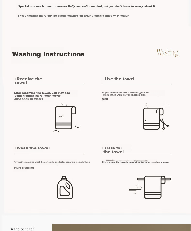 UCHINO Egyptian Long-Staple Cotton Face Towel, Class A Thickened Soft Absorbent Washcloth, Senna Face Towel, Blue 12
