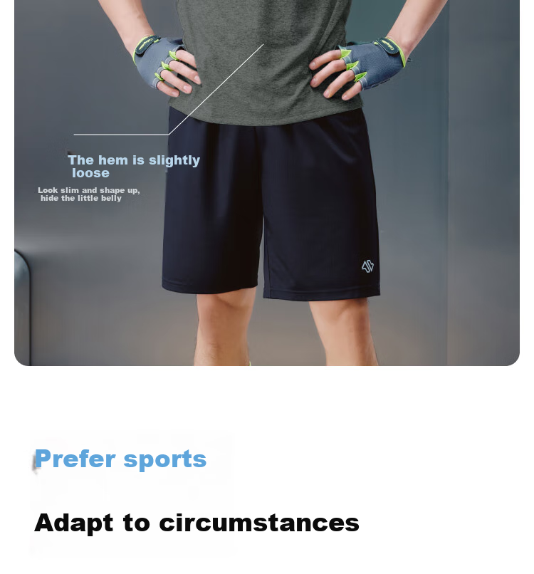 JD Original Summer Men's Fitness Series Sports Short-Sleeve T-Shirt, Quick-Dry Ice Silk Elastic, Black, Size S 13