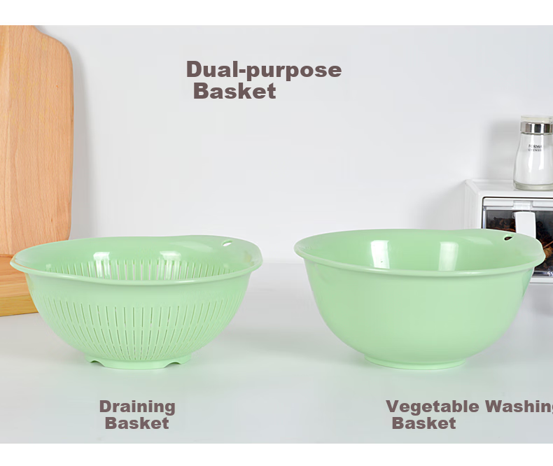 ASVEL Sink Draining Basket, Vegetable Washing Basin, Fruit And Vegetable Strainer, Rice Washing Colander, Imported from Japa 8