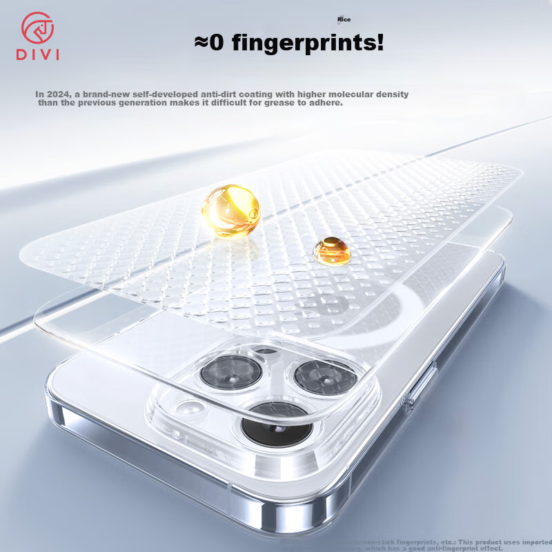 Чехол для Apple iPhone 15 DIVI Ice Clear Magnetic