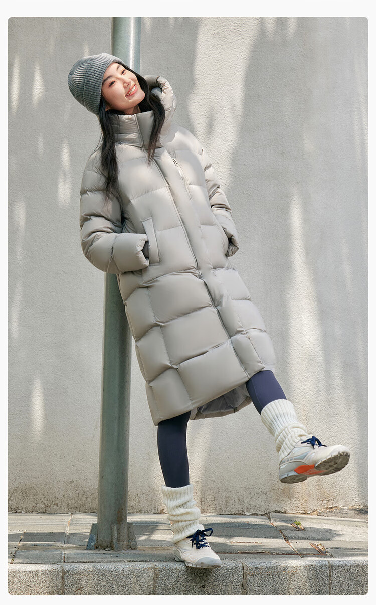 SNOWFLYING 2025 New Casual Fashion Artistic Women's Mid-Length Warm Anti-Cold Down Jacket Winter Coat 7