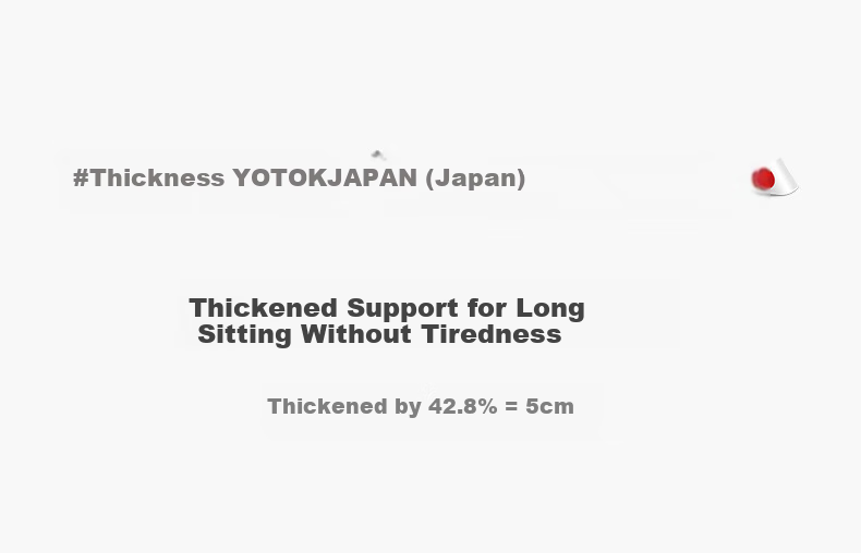 Youtengyouju YOTOK (Japan), Genuine Memory Foam Seat Cushion, Butt Pad, Chair Cushion, Office Long-Sitting Floor Stool Seat Pad 6