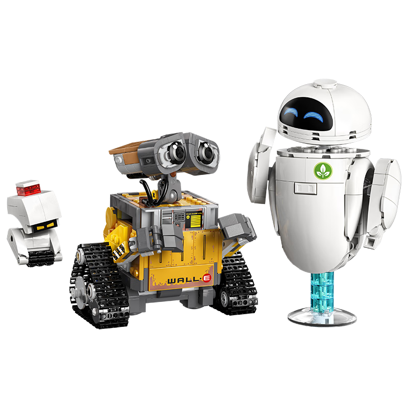 LEGO Disney 43279, Wall-E And Eve Robot Toy for Boys And Girls, Birthday Gift, Home Decoratio