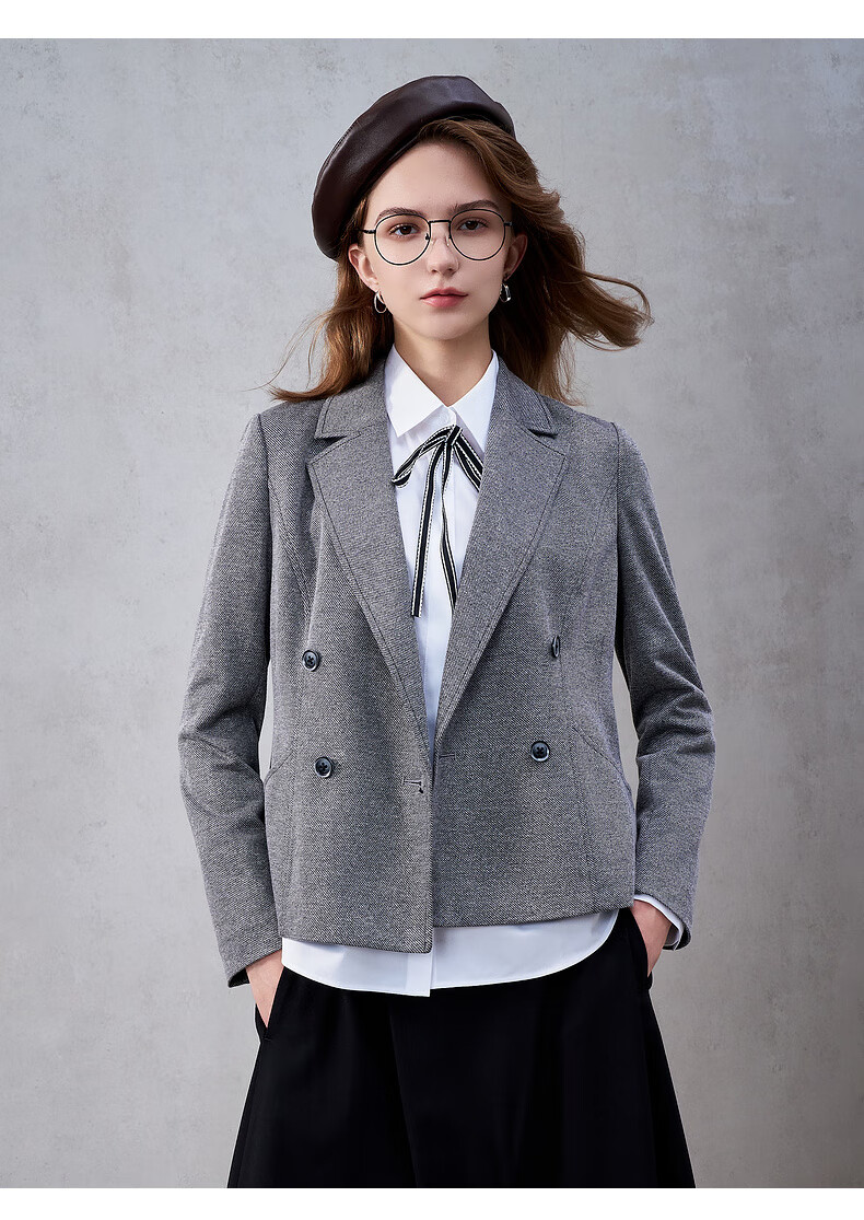 G2000 Women's Long Sleeve Shirt with Bowknot/Modal Stretch, Same Style as Department Store, Suitable for All Seasons 7