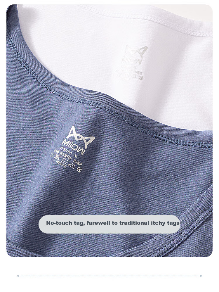 MiiOW Sleeveless Tank Top for Men, Modal Sports Quick-Dry Comfortable Summer Seamless Underwear for Me 14